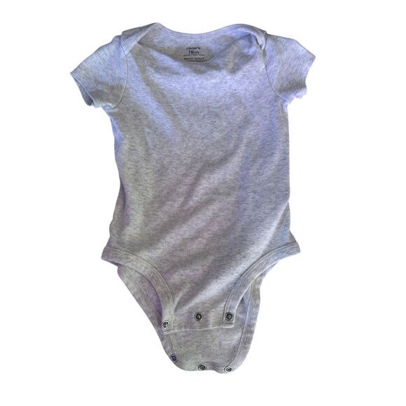 Carter's Other - 3 For $15‼️ BUNDLE & SAVE Carter's Gray Onesies Size 18m